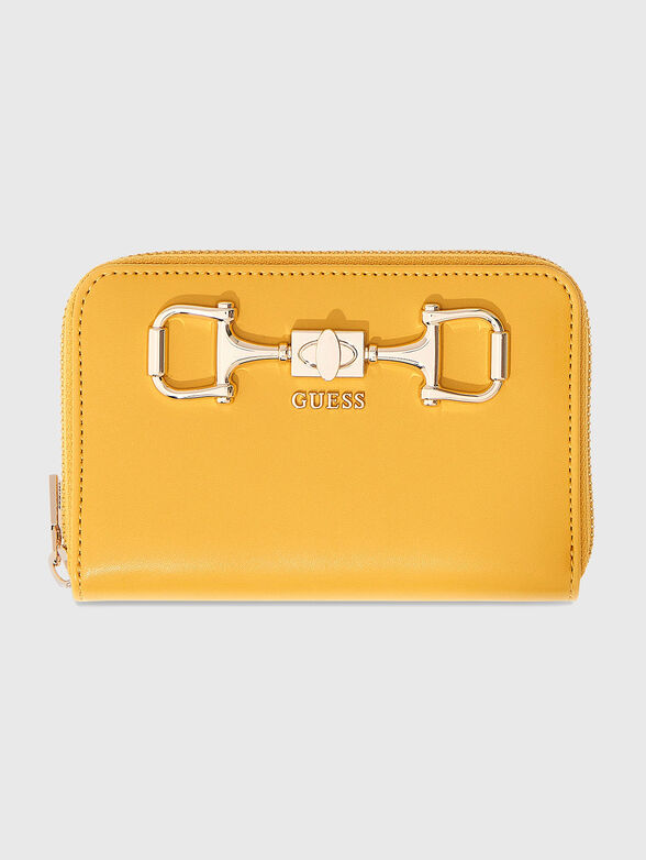Wallet with a metal accent - 1