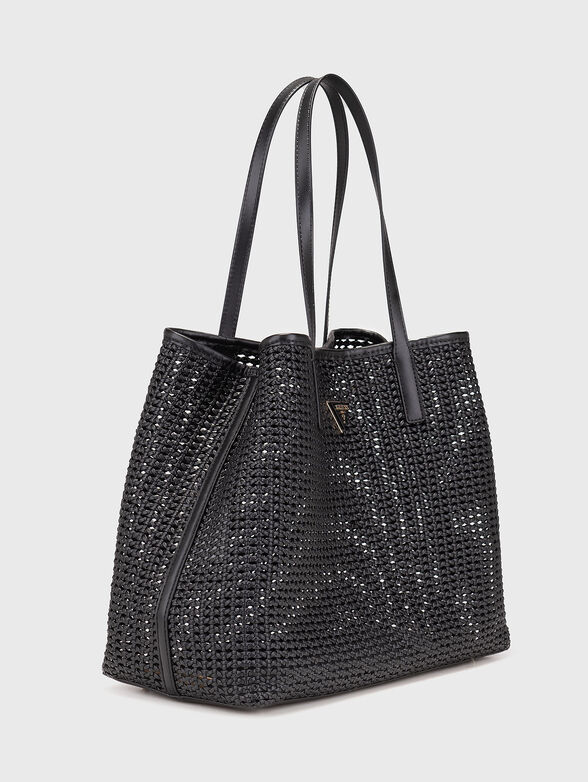 BRIGITTA perforated shopper bag - 3