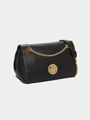 LIYA MEDIUM Black leather bag - 5