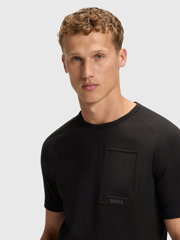 Cotton T-shirt with logo detail - 4