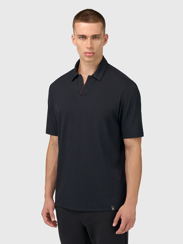 Polo shirt with accent on the collar  - 1
