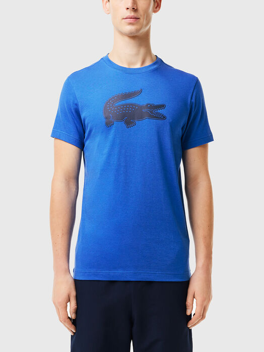 White T-shirt with contrasting logo print