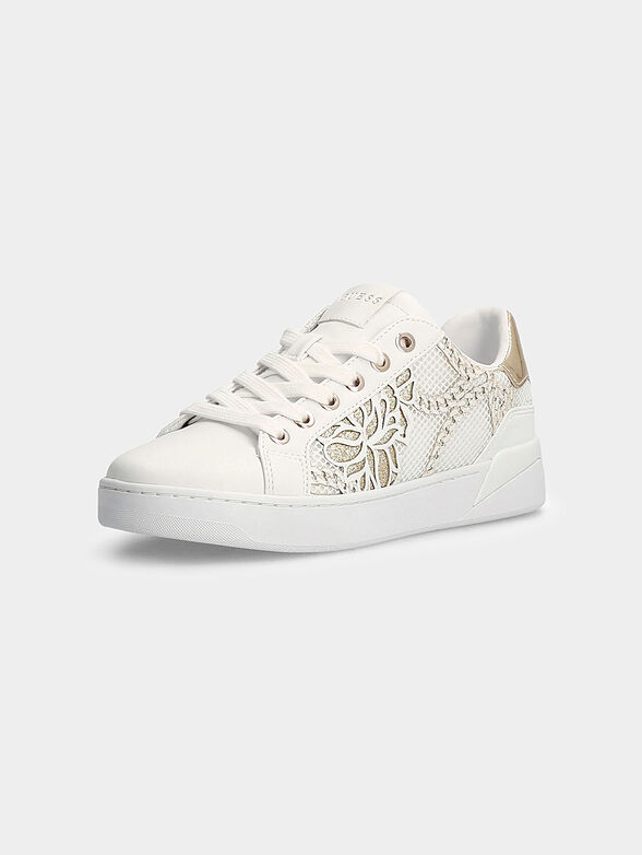 REFRESH sneakers with gold details - 2