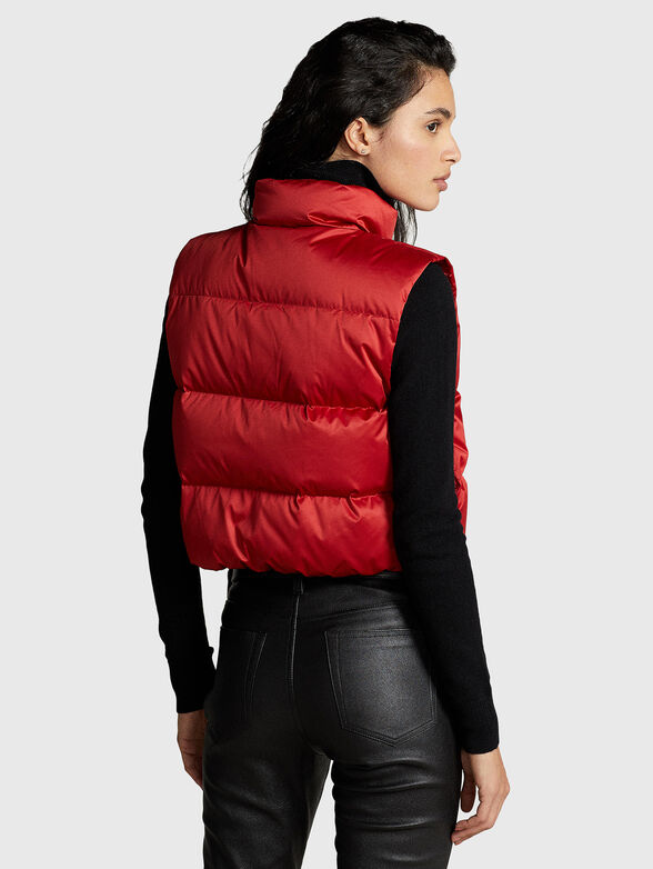 Cropped padded vest - 2