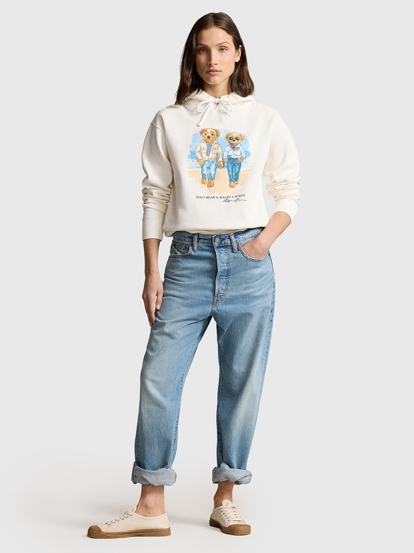 Sweatshirt with Polo Bear print brand POLO RALPH LAUREN