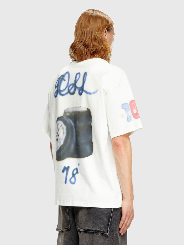 T-shirt T-BOXT-Q19 with accent logo print on the back - 2