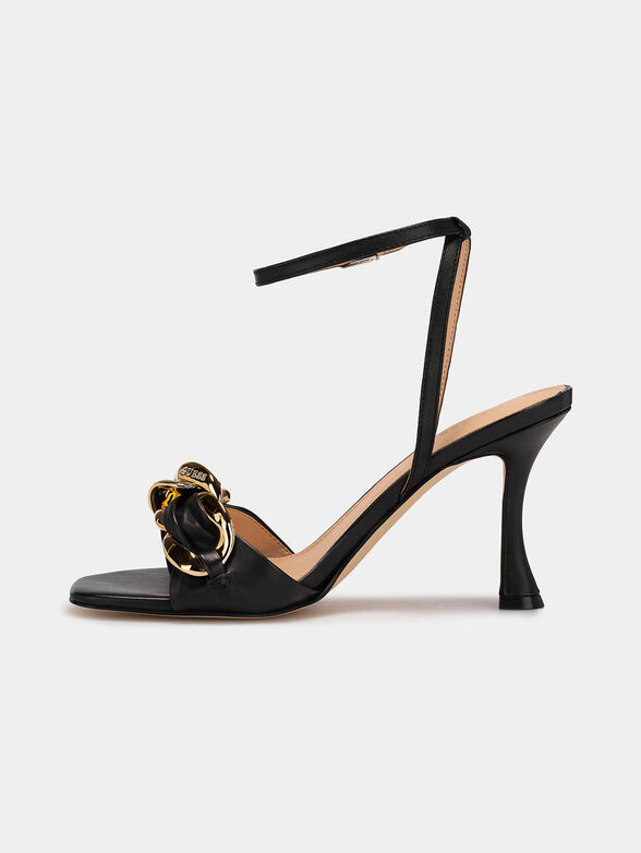 HEATON sandals with golden accents - 4