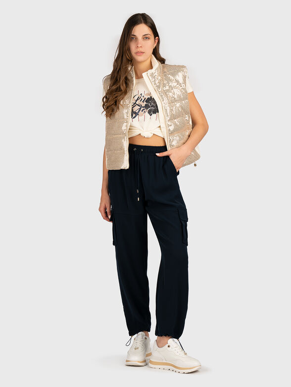 Vest with sequins - 2