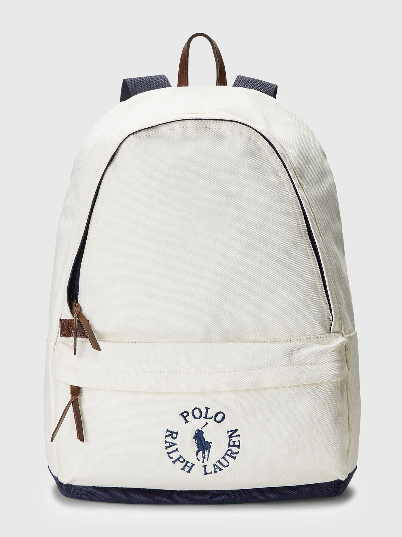 Cotton backpack with logo embroidery brand POLO RALPH LAUREN Globalbrandsstore en