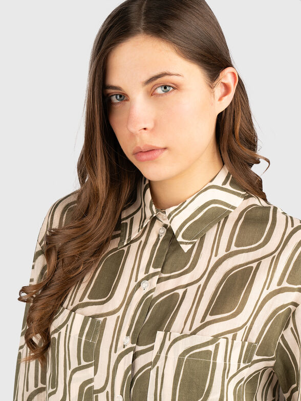 Long sleeve shirt with print - 4