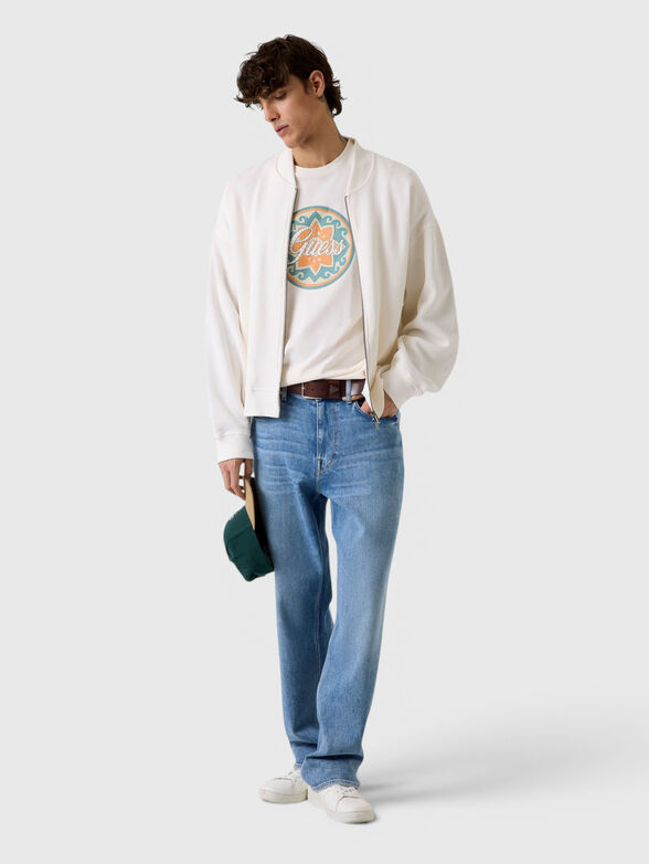 Cotton T-shirt with a contrasting logo - 2