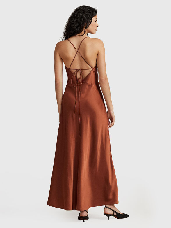 Dress with ties and accent neckline - 2