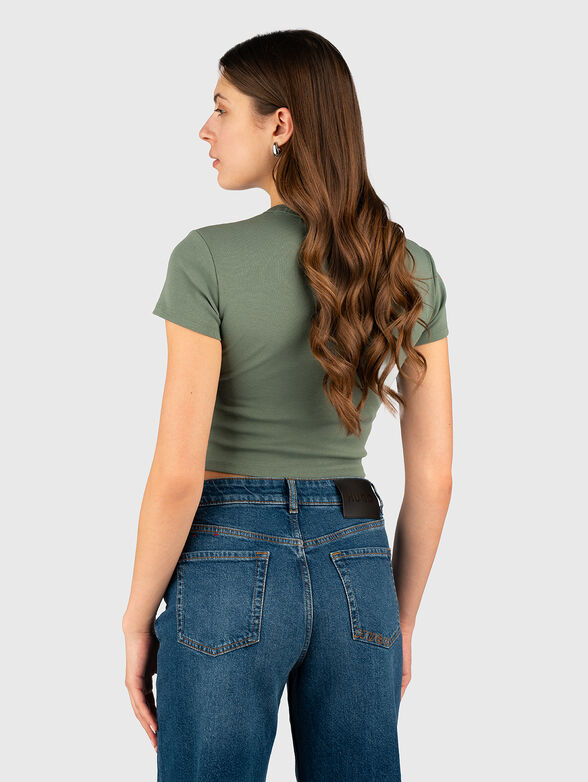 Short T-shirt with logo - 3