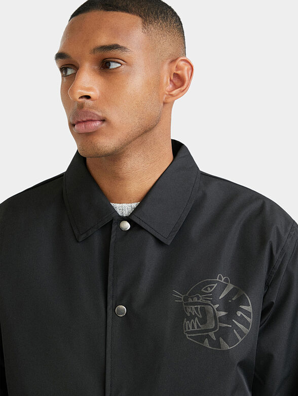 HERNANDEZ black jacket with collar - 4