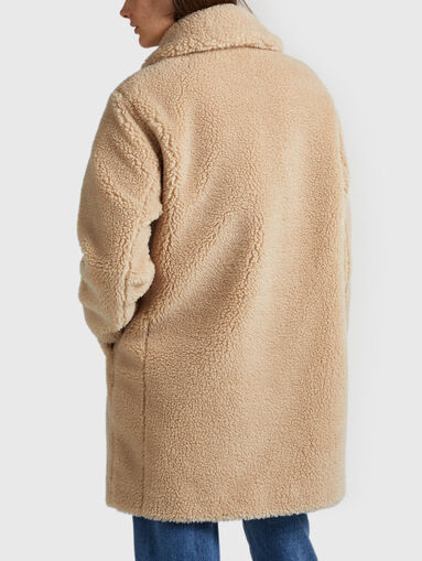 RUBY coat in beige color - 3