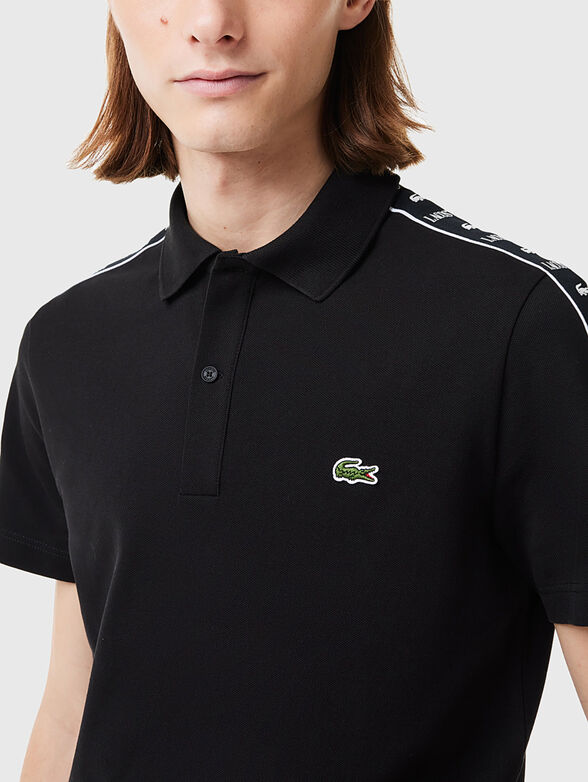 Polo shirt with contrasting stripe  - 4