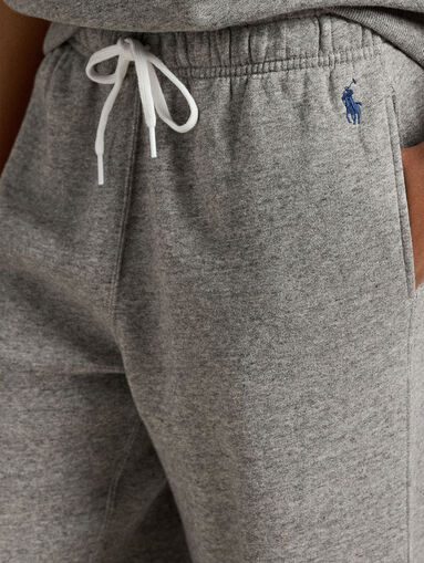 Drawstring wide leg tracksuit bottoms - 3