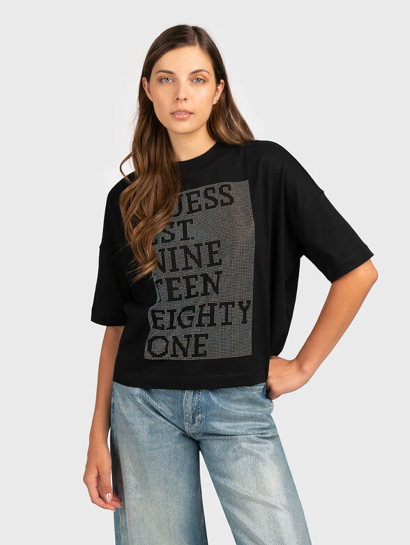 SHINY BOX cotton T-shirt  - 1
