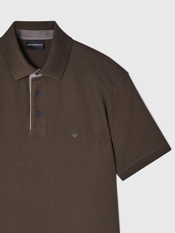 Brown polo-shirt - 3