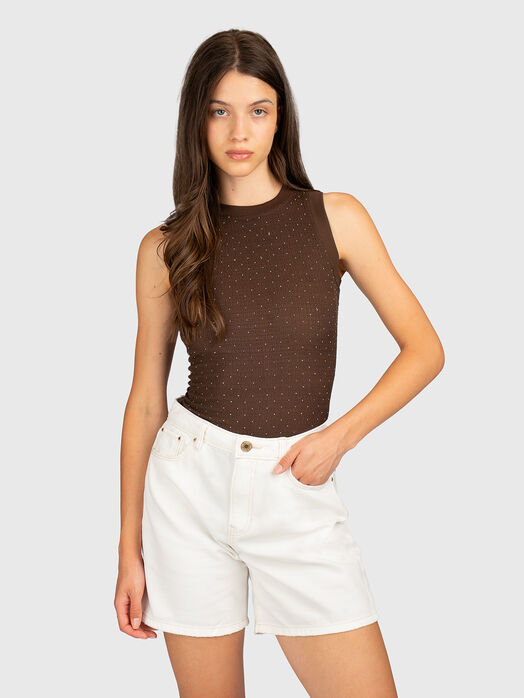 Rhinestones top