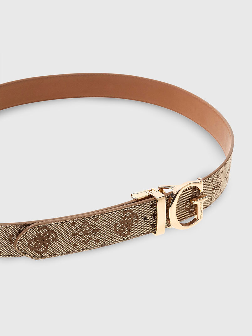 NEDA belt with logo buckle - 3
