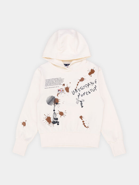 TISNO hooded sweatshirt with print - 1