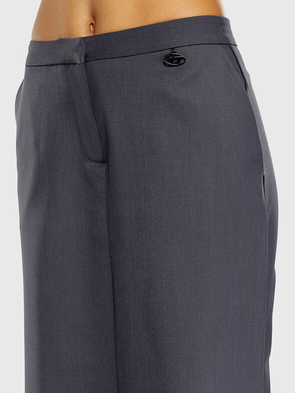 P-EARL wool blend pants  - 3