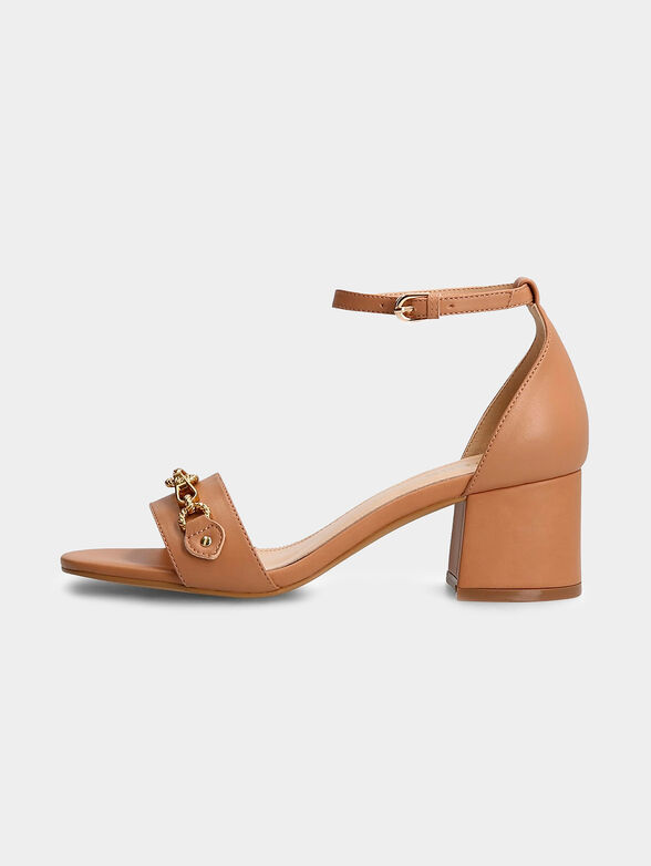 SARA sandals with golden accents - 1