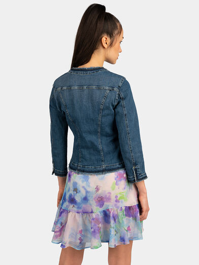Denim jacket with shiny accents - 2