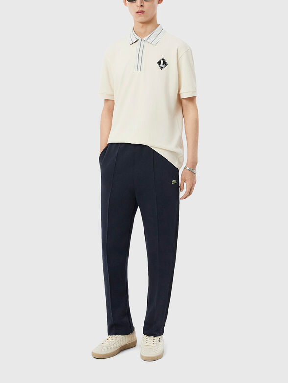 Cotton-blend sweatpants - 3