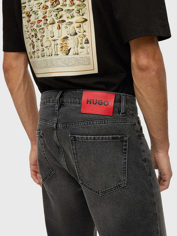 Gray ripped jeans - 3