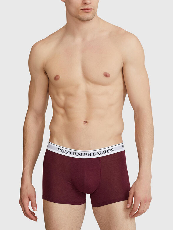 Set of three pairs of trunks in red shades - 5