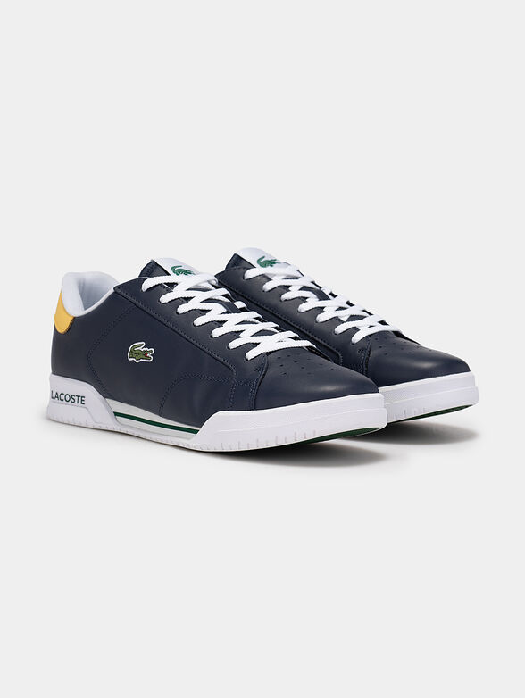 TWIN SERVE dark blue sneakers with accents - 2
