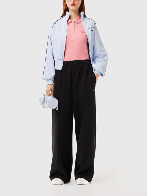 Burgundy cotton polo shirt - 2