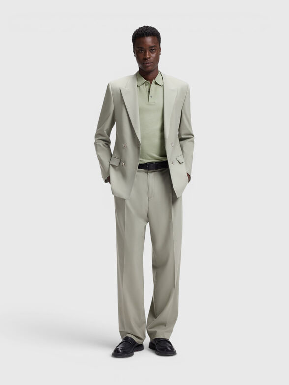 Linen-blend polo shirt - 2