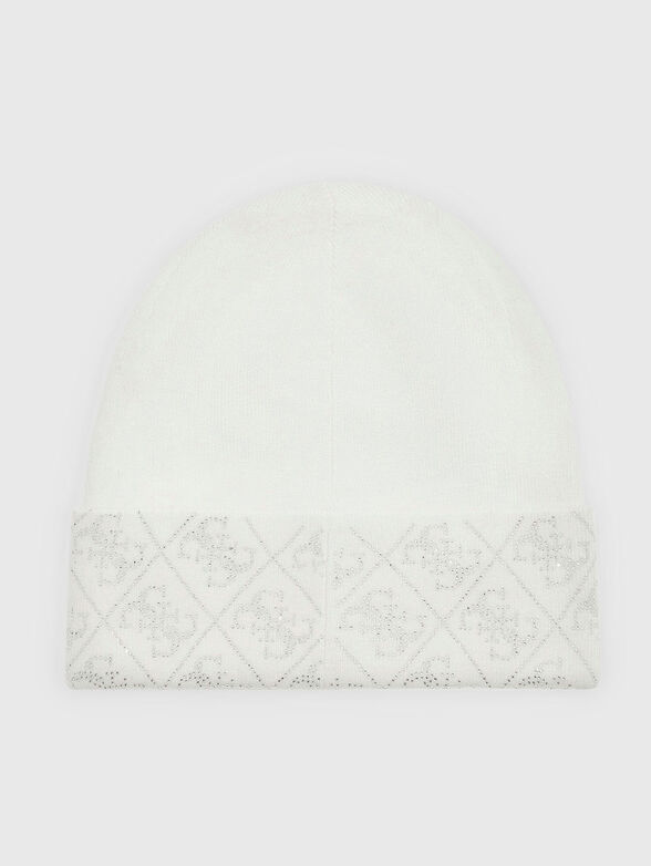 Hat with logo rhinestones - 2