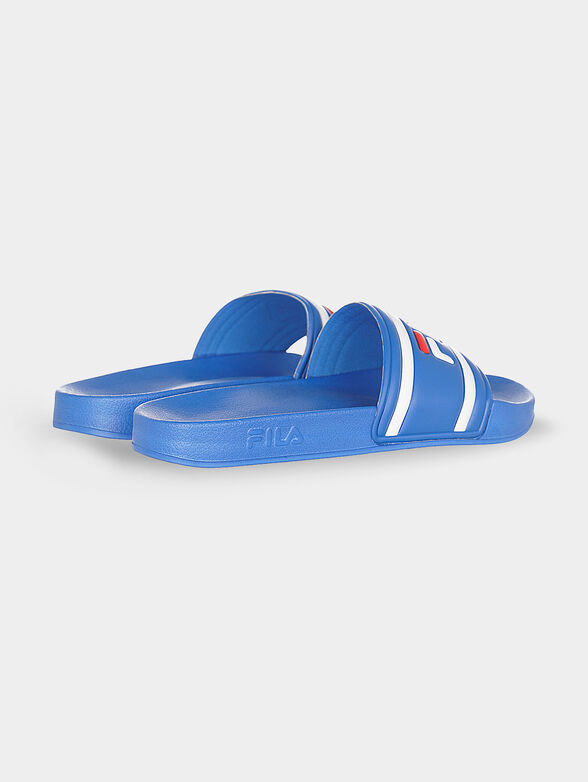 MORRO BAY black slippers with maxi logo - 3