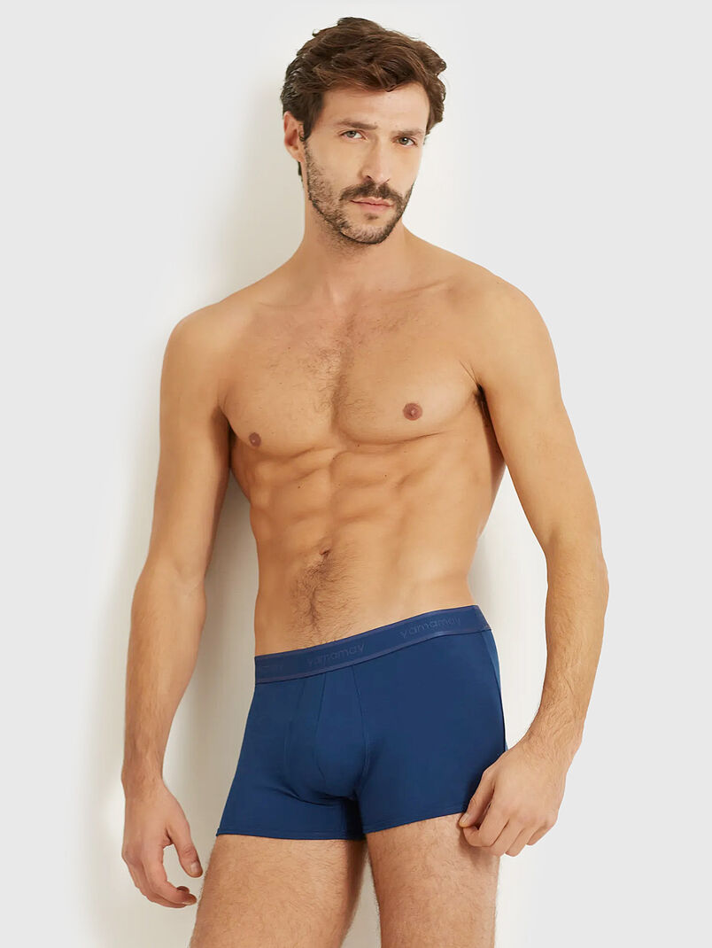 SUPERIOR COTON trunks in blue - 3