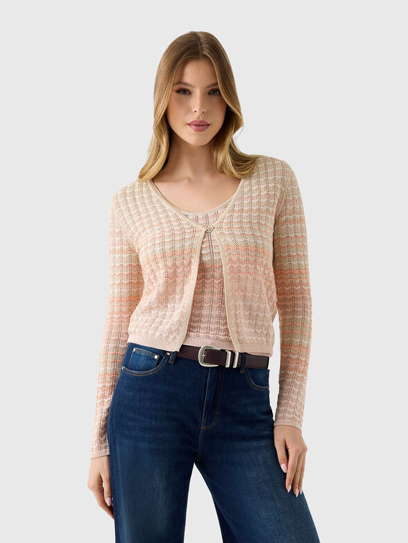 Viscose-blend cardigan - 1
