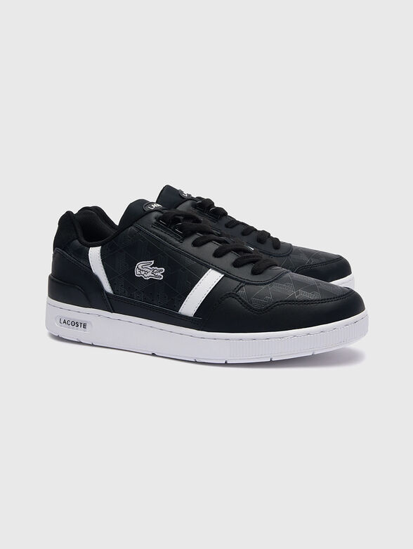 Monogram leather sneakers - 2
