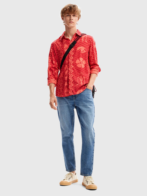 DAVID shirt with geometric texture - 2