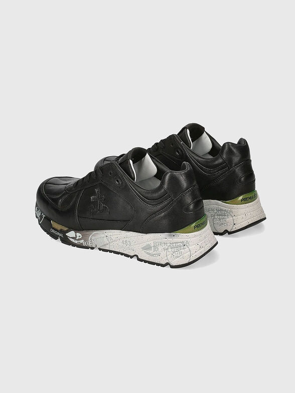 MASE  leather sports shoes with logo - 3