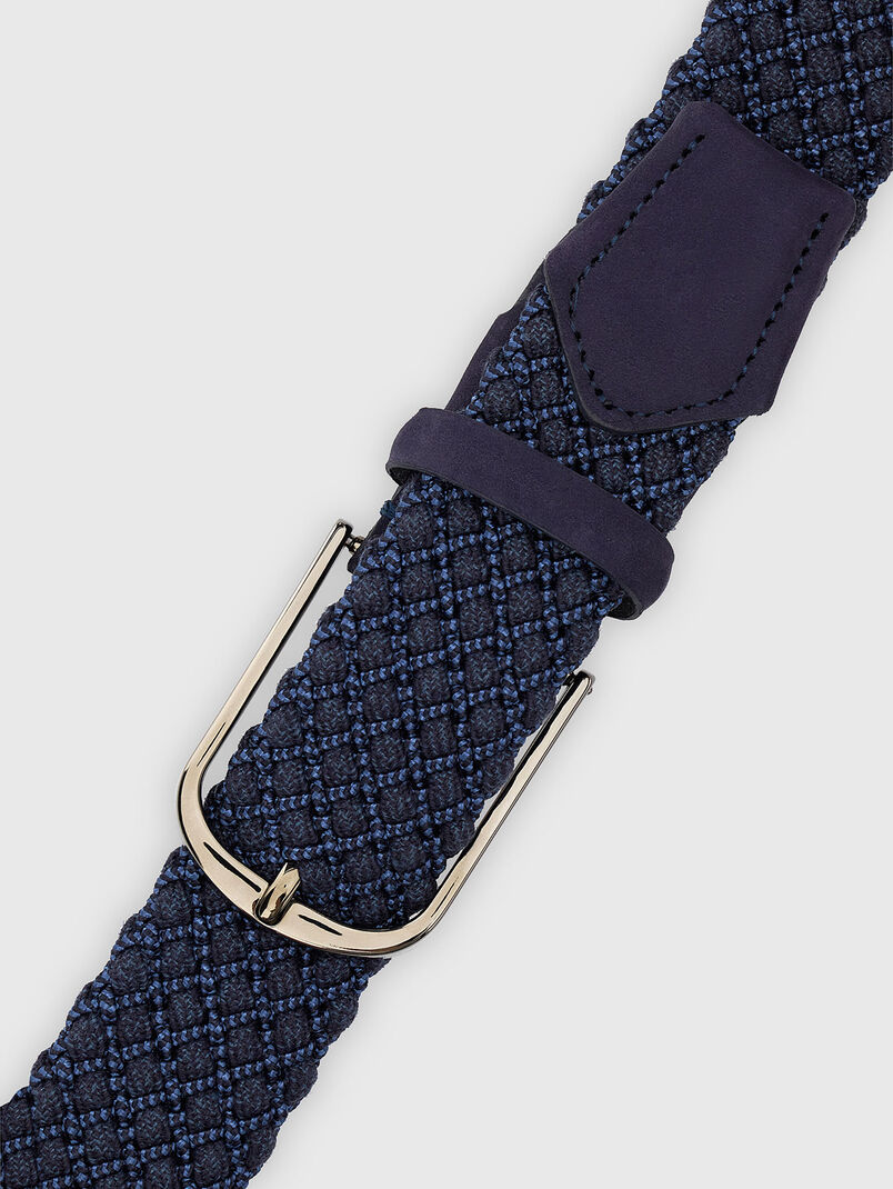 Braided belt in dark blue - 3