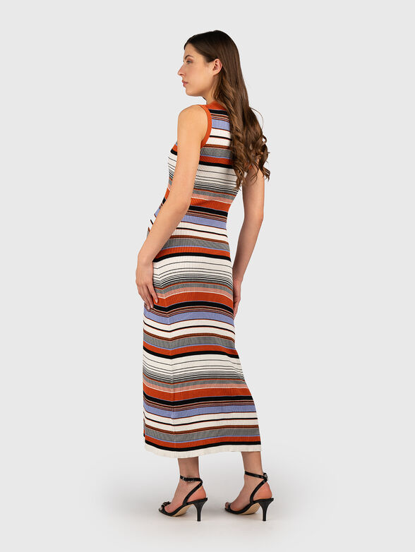 Midi dress with buttons - 1