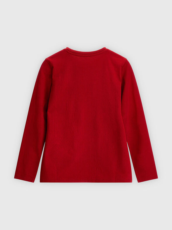 Blouse with logo print - 2