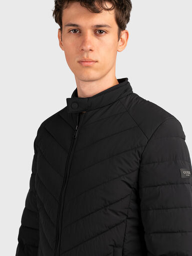 Padded jacket with quilted effect - 3
