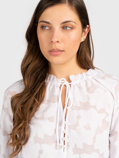 DENISE shirt with sheer effect - 4