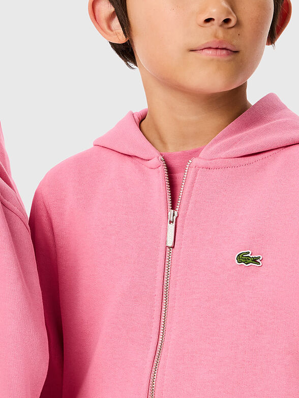 Unisex hooded sweatshirt with zip - 4