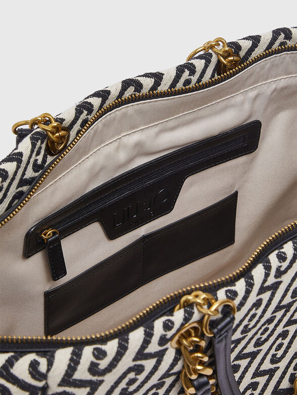 Large jacquard bag - 4
