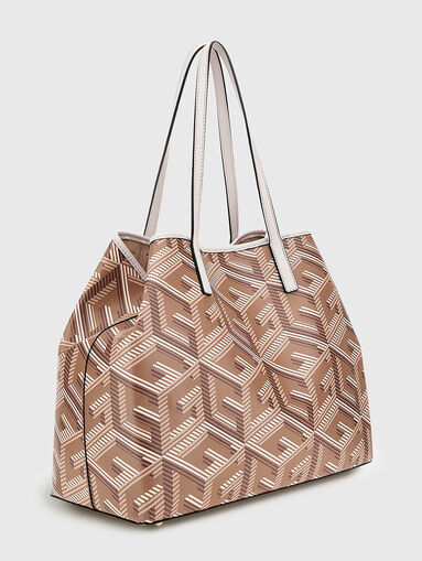VIKKY brown shopper bag - 4